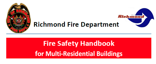 Richmond Fire Dept. Fire Safety Handbook for Multi Residential Properties_English