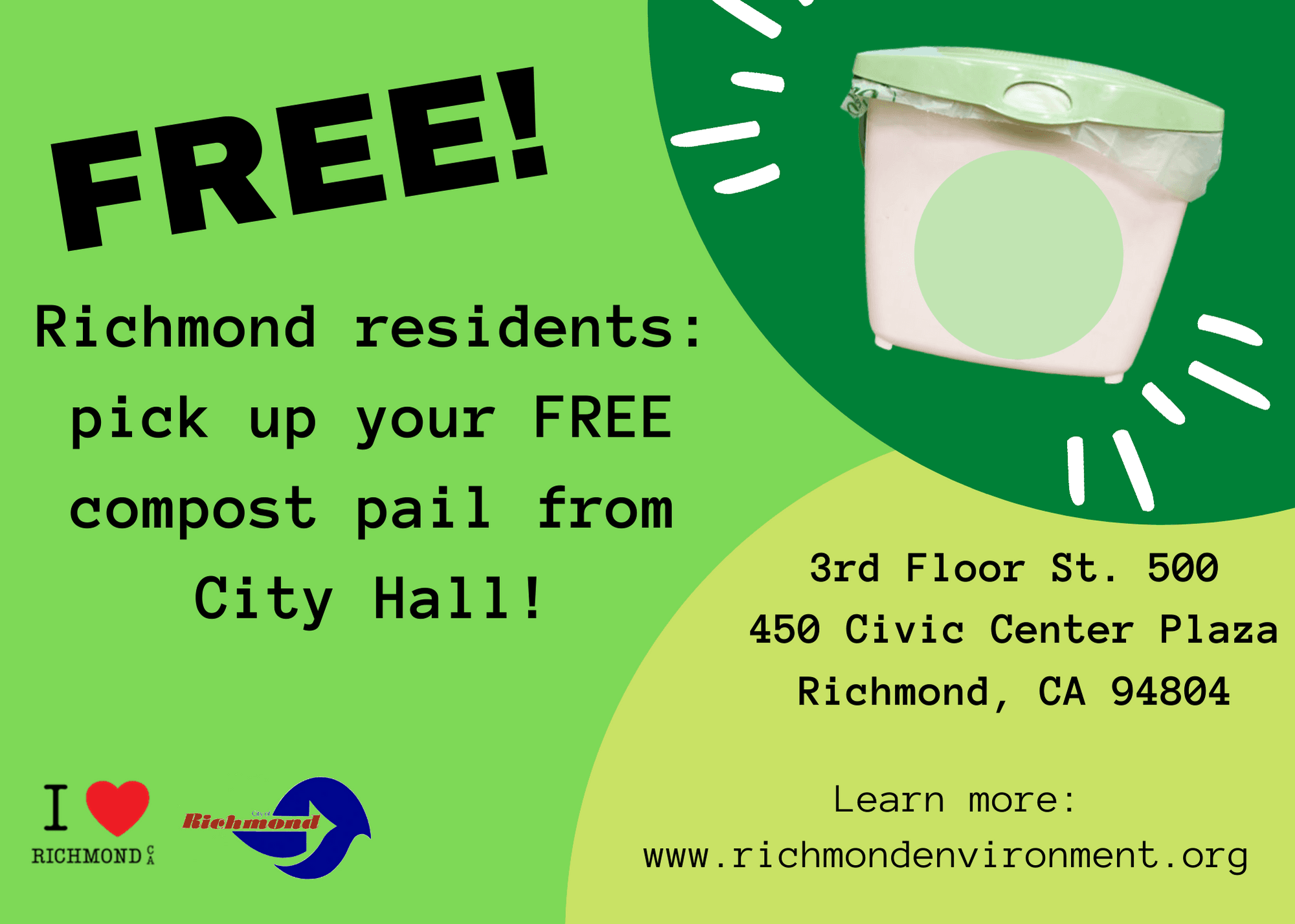 Free Compost bin for residents
