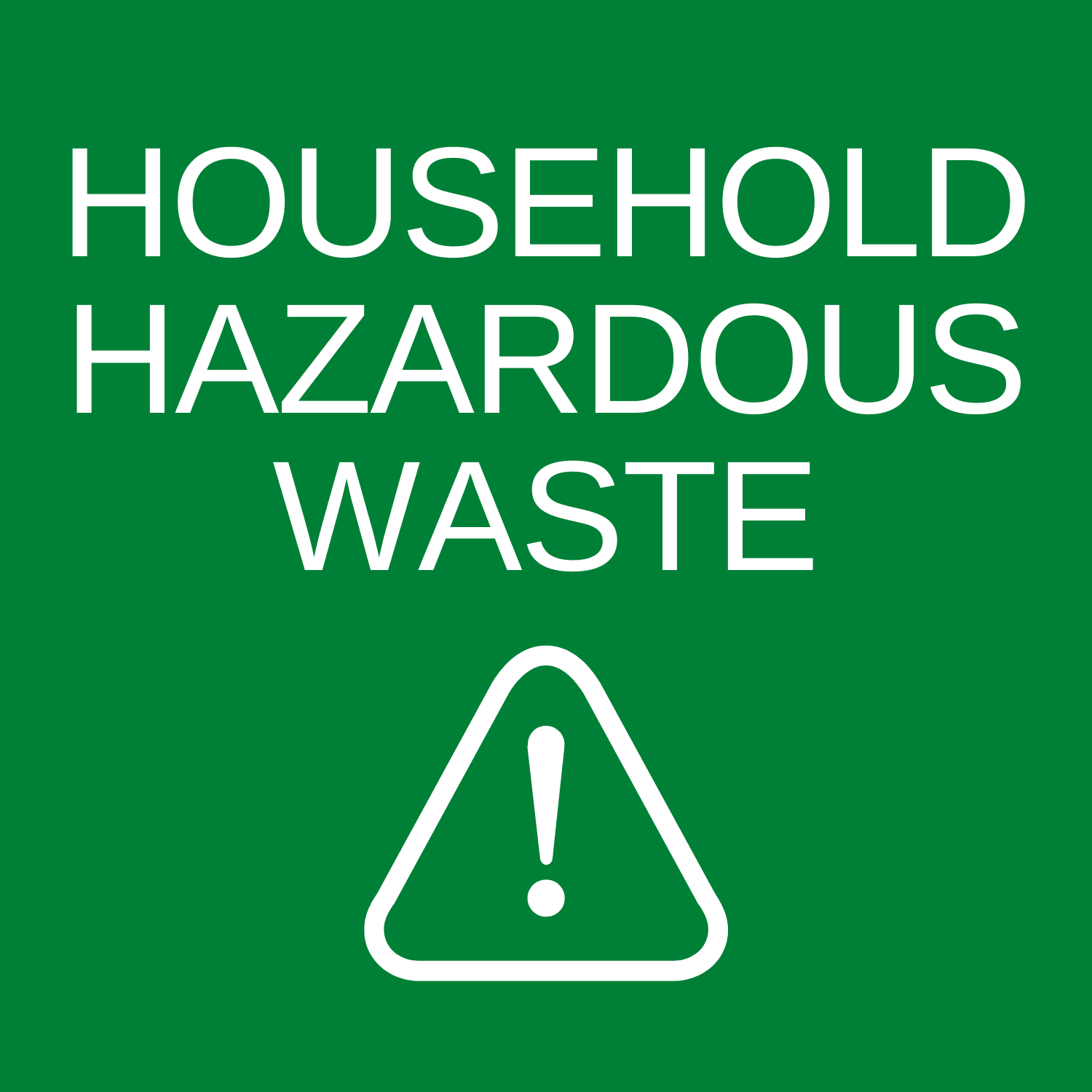 Household Hazardous Waste