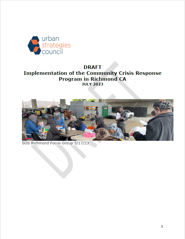 DRAFT Urban Strategies Council  Community Crisis Response Report