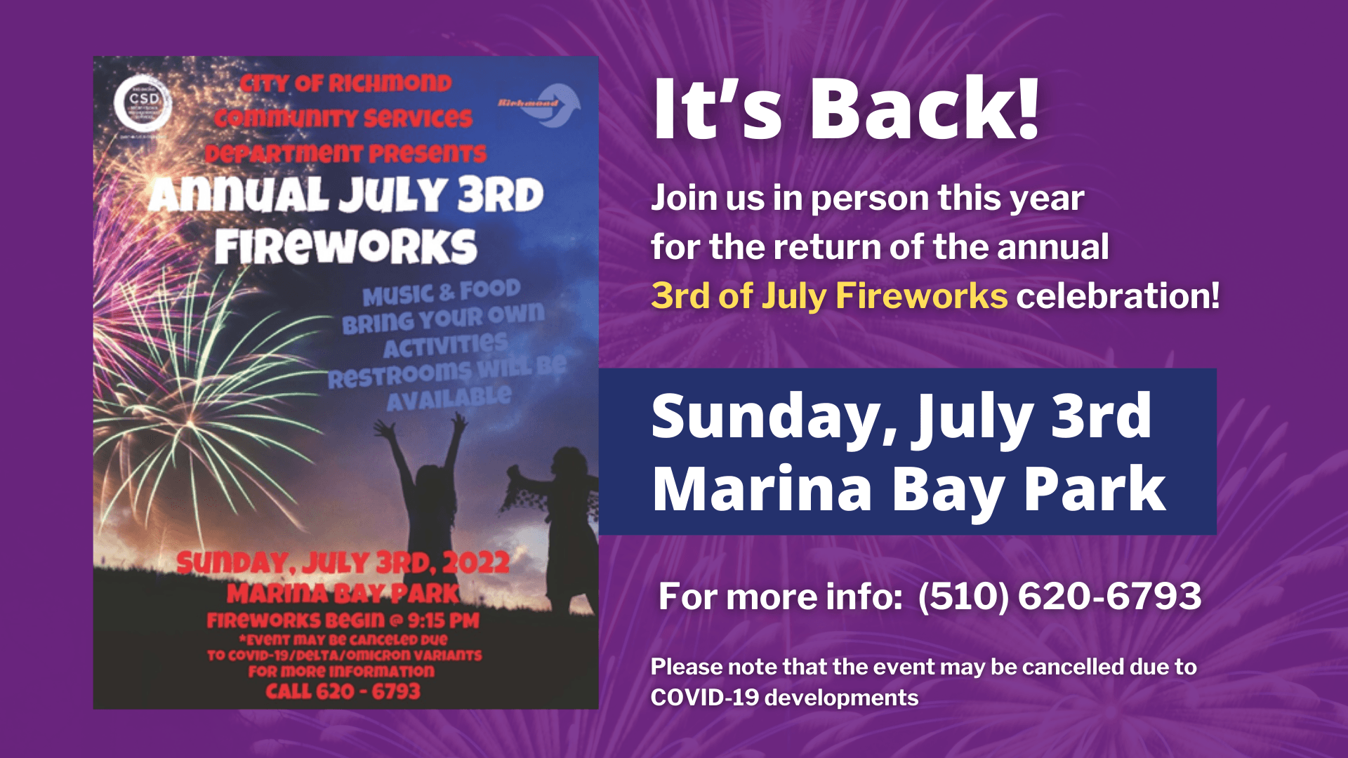 3rd of July Fireworks