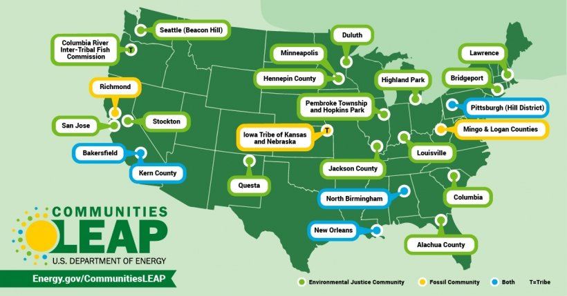 LEAP Communities Map