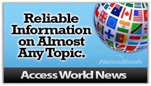 Newsbank Access World News Opens in new window