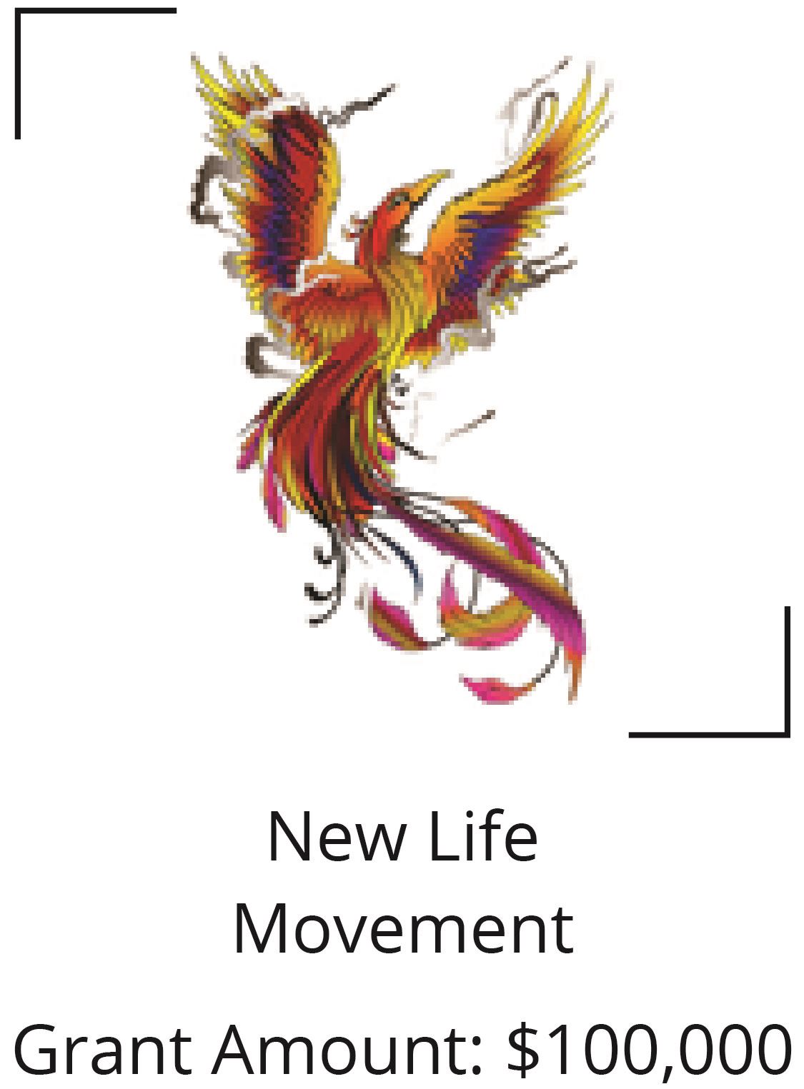 New Life Movement. Grant Amount $100,000 Opens in new window