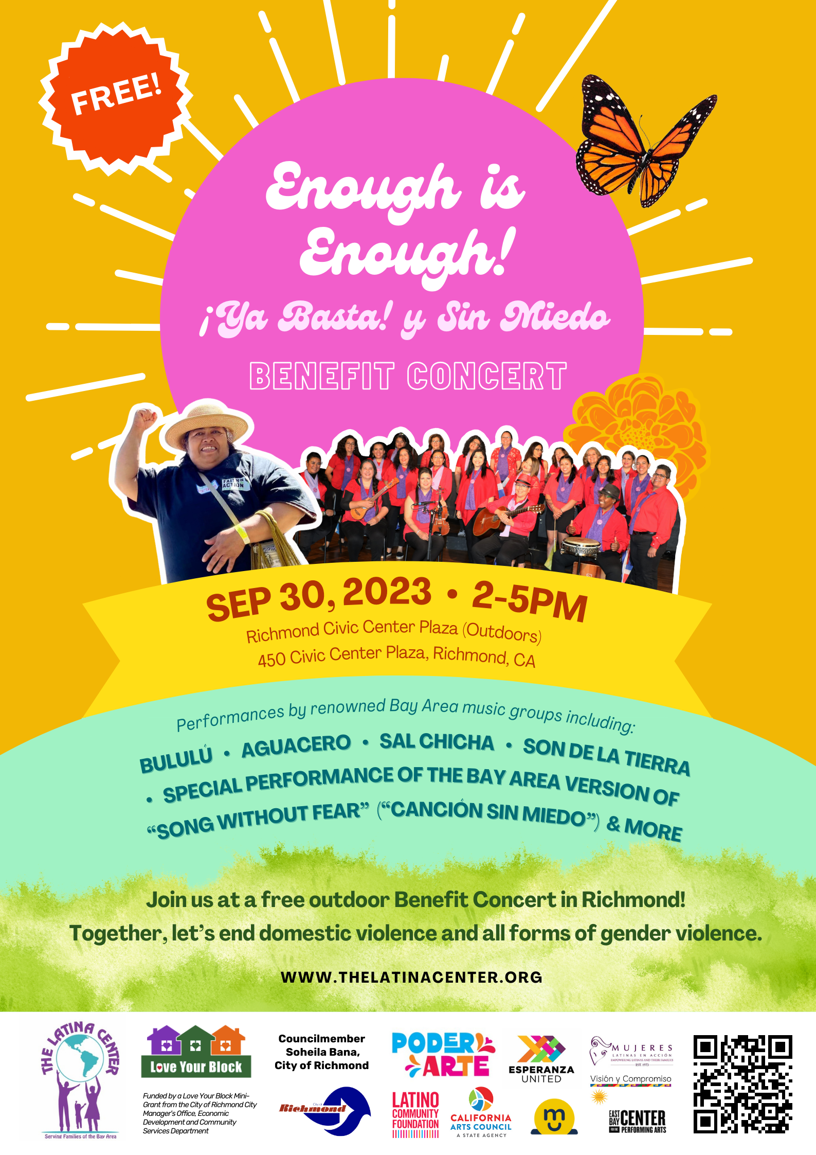 Enough is Enough! Benefit Concert Flyer
