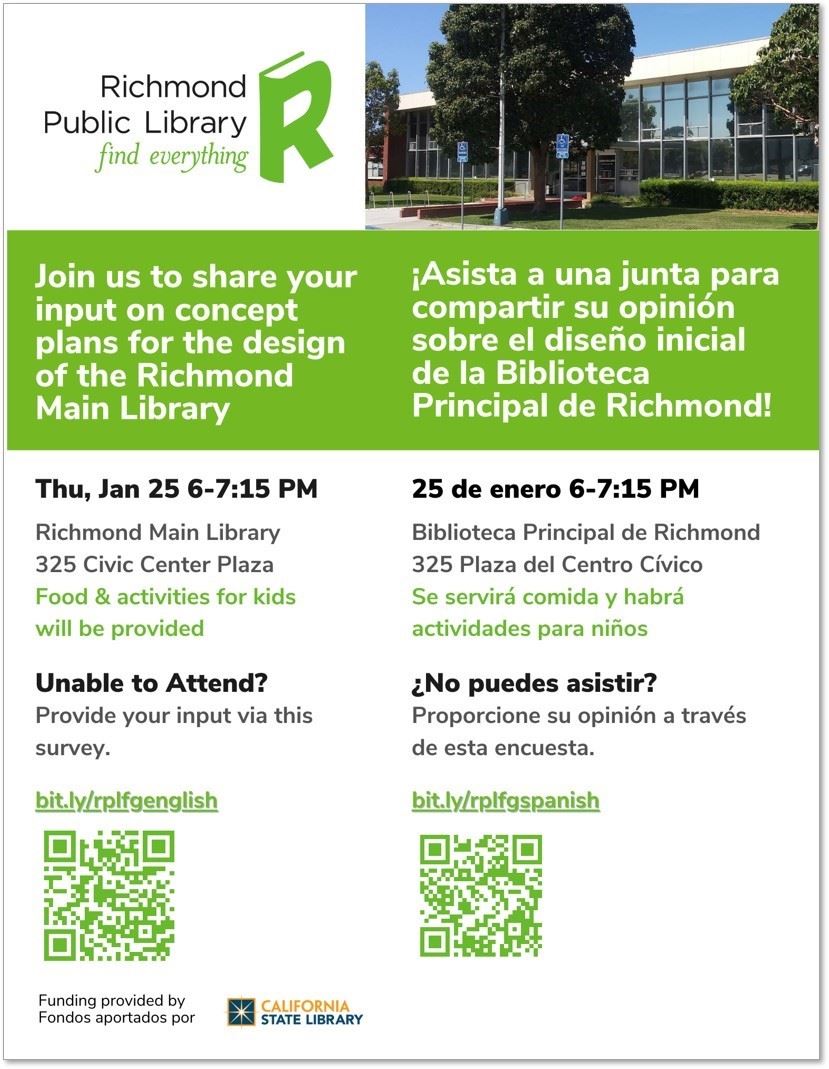 Jan 25 library meeting