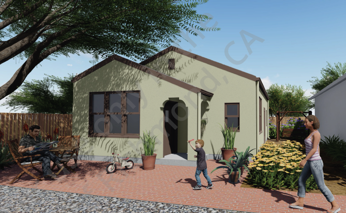 2 Bedroom Tudor-Compatible Style