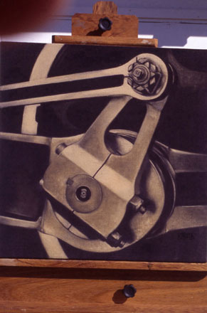 Acrylic Crank on Canvas